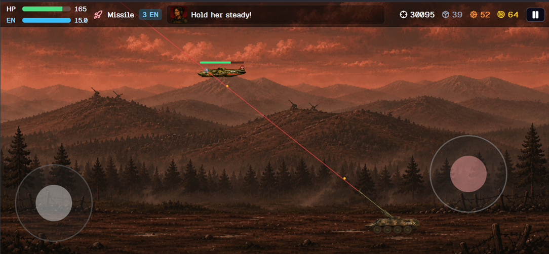 Combat over a ridge posting